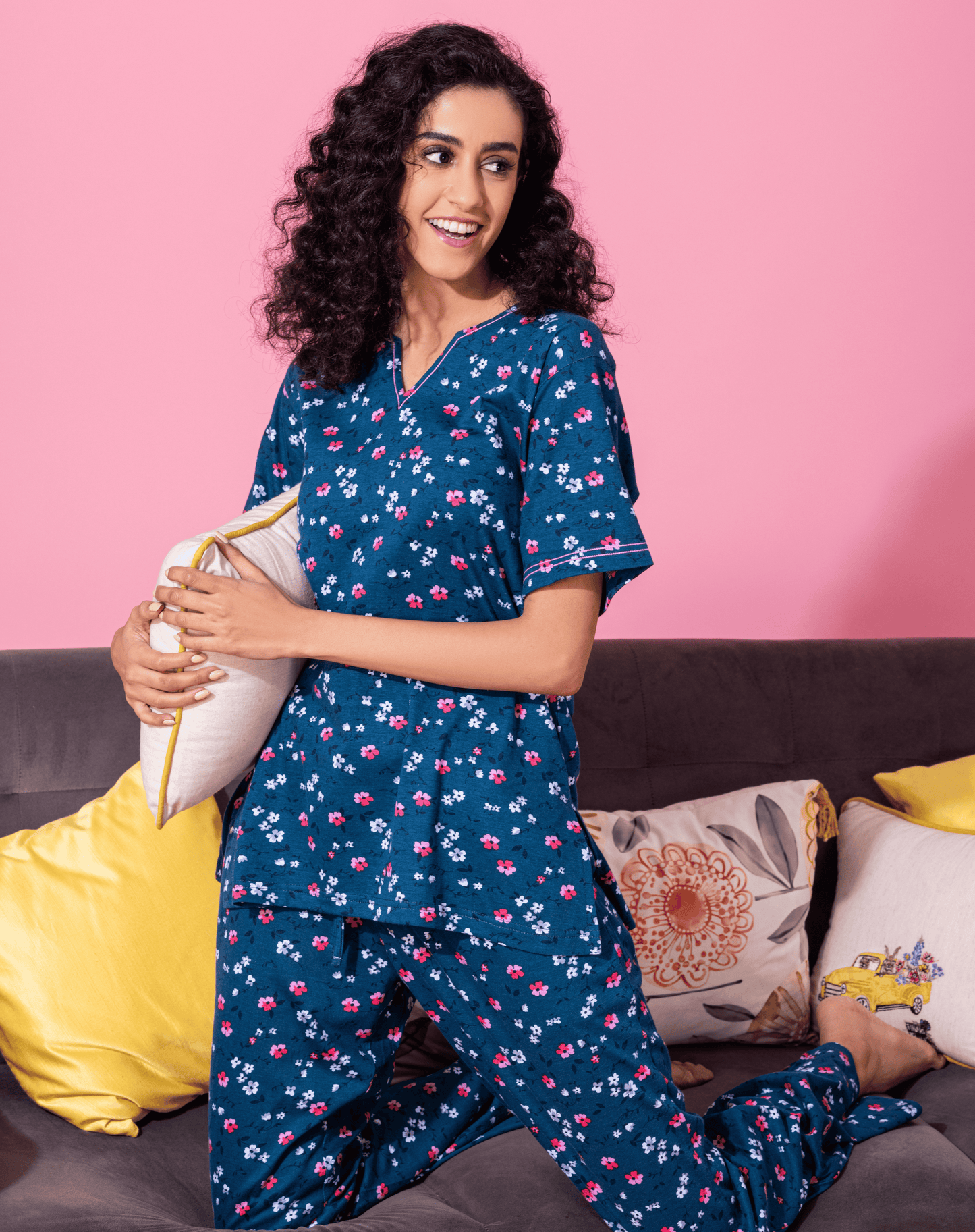 Kurti Pajama Set
